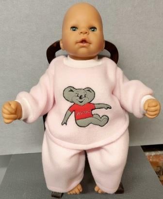 Baby born best sale doll size inches